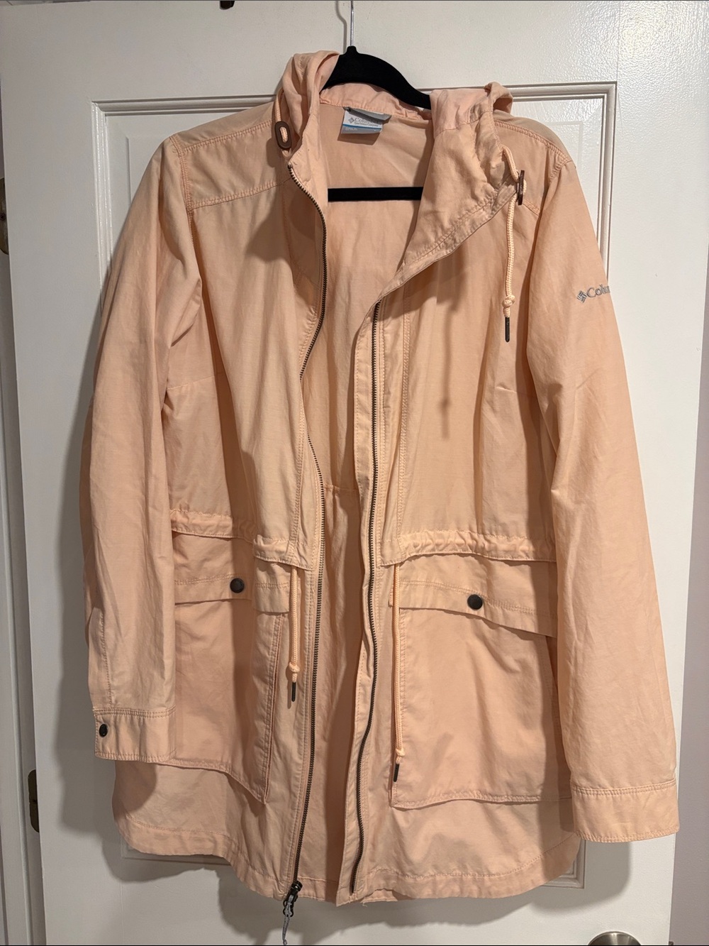 Columbia Women's Light Peach Hooded Utility Jacket